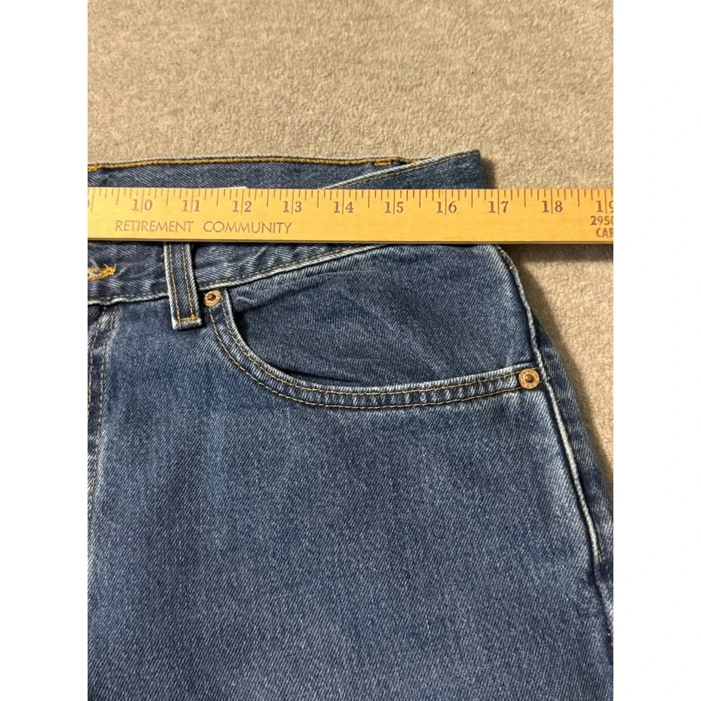 VINTAGE Levi's 550 Jeans Mens 34x32 Blue Relaxed Fit Tapered Leg Made in USA Y2K